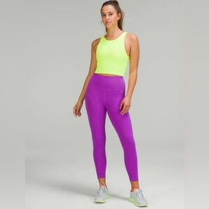 Lululemon Wunder Train High Rise Tight 25” Size 20 Pockets Moonlit Magenta NWT